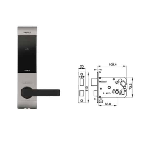Khóa cửa điện tử Hafele EL7900-TCB 912.05.643 4 Ảnh Khóa cửa điện tử Hafele EL7900-TCB 912.05.643