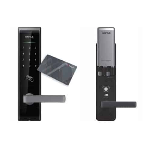 Khóa điện tử Hafele EL8000 912.05.367 màu bạc 5 Ảnh thực tế Khóa điện tử Hafele EL8000 912.05.367 màu bạc
