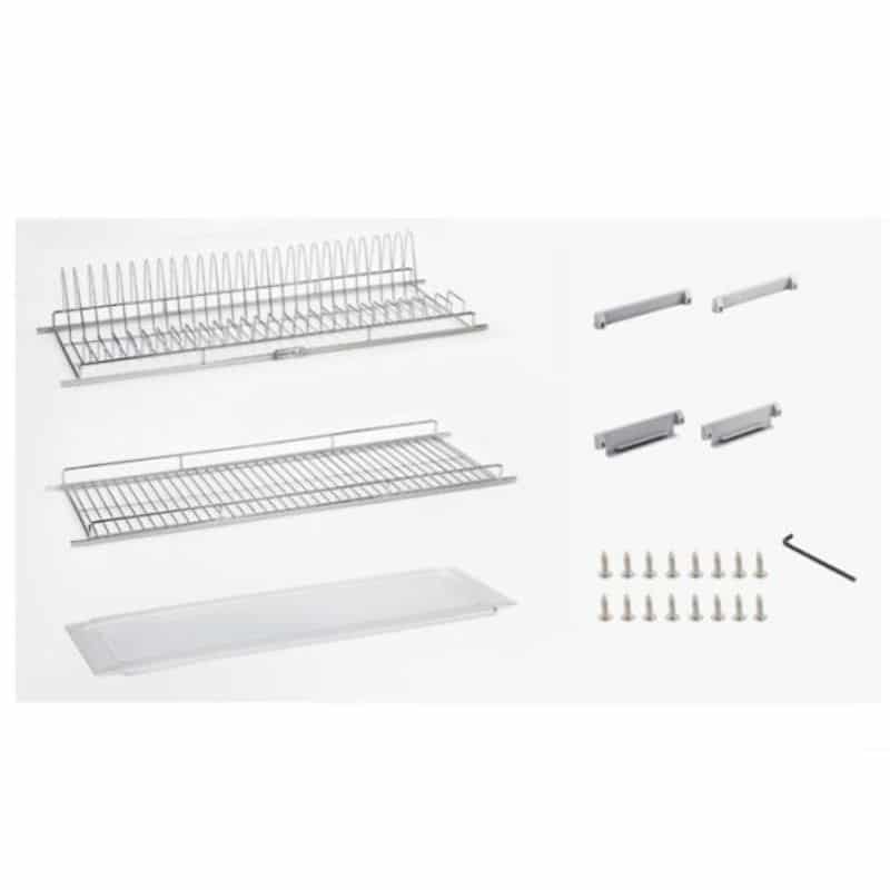 Cấu tạo giá úp bát đĩa Hafele 544.06.026 inox 304 cho tủ rộng 800mm Cấu tạo giá úp bát đĩa Hafele 544.06.026 inox 304 cho tủ rộng 800mm