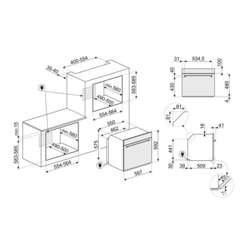 Hướng dẫn lắp đặt lò nướng đối lưu Hafele SF6381X 536.64.753