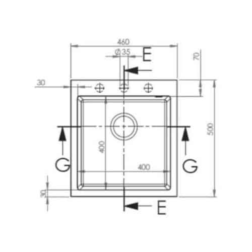 Chậu rửa chén bát Hafele HS G4650 565.84.561 3 Chậu rửa chén bát Hafele HS G4650 565.84.561