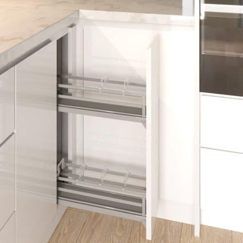 Bộ rổ gia vị Hafele Omero 549.20.891 200mm (trái) 4 Ảnh thực tế bộ rổ gia vị Hafele Omero 549.20.891 200mm (trái)