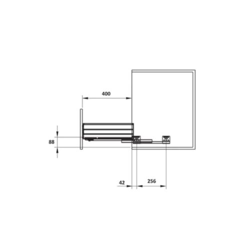 Bộ rổ bát đĩa Hafele 549.08.011 700mm