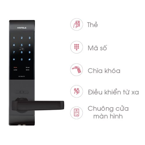 Khóa thẻ từ Hafele EL7500-TC 912.20.550 3 Tính năng Khóa thẻ từ Hafele EL7500-TC 912.20.550
