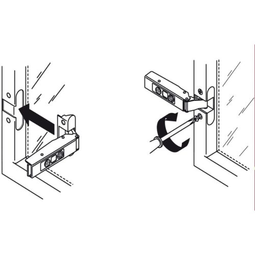 Bản Lề Metalla SM 110º Lọt Lòng Hafele 315.26.712 5 Hướng dẫn lắp đặt bản Lề Metalla SM 110º Lọt Lòng Hafele 315.26.712