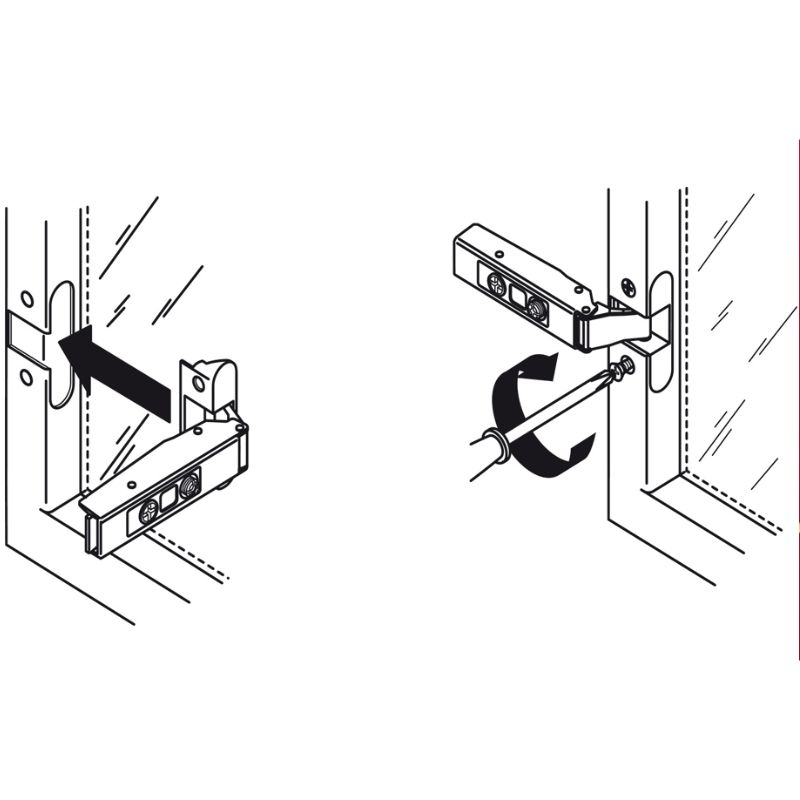 Hướng dẫn lắp đặt bản Lề Metalla SM 110º Lọt Lòng Hafele 315.26.712 Hướng dẫn lắp đặt bản Lề Metalla SM 110º Lọt Lòng Hafele 315.26.712