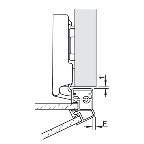 Bản Lề Metalla SM 110º Lọt Lòng Hafele 315.26.712 3 Kích thước lắp đặt bản Lề Metalla SM 110º Lọt Lòng Hafele 315.26.712