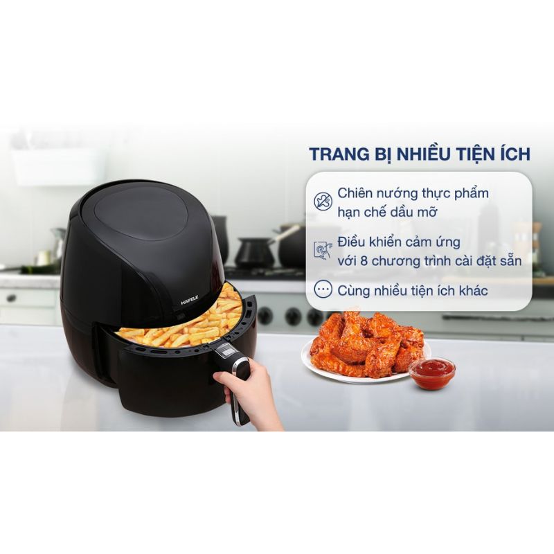 Ảnh nồi chiên không dầu 6.4L Hafele HS-AF601B 535.43.714 Ảnh nồi chiên không dầu 6.4L Hafele HS-AF601B 535.43.714
