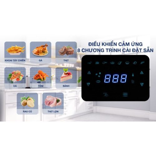 Nồi chiên không dầu 6.4L Hafele HS-AF601B 535.43.714 4 Bảng điều khiển nồi chiên không dầu 6.4L Hafele HS-AF601B 535.43.714