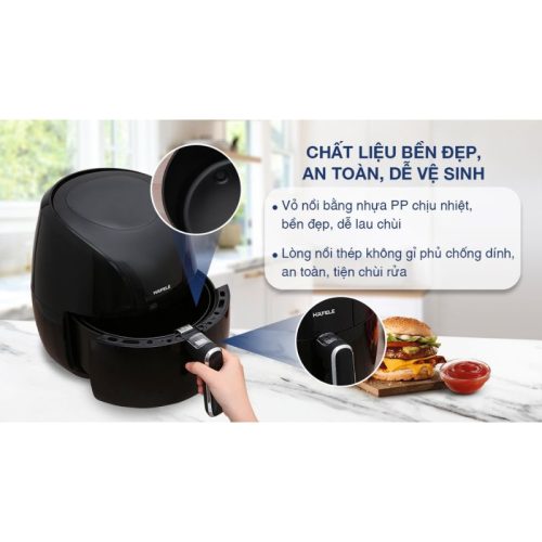 Nồi chiên không dầu 6.4L Hafele HS-AF601B 535.43.714 6 Hình ảnh nồi chiên không dầu 6.4L Hafele HS-AF601B 535.43.714