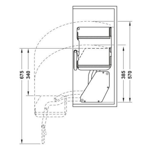 kich thuoc ke nang ha hafele 504.68.375 imove r700mm