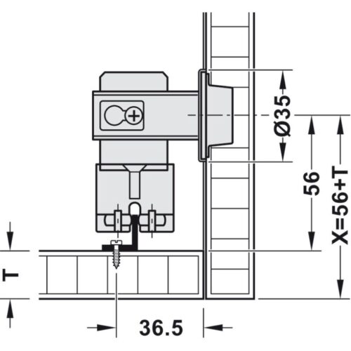 Bộ cửa xếp trượt F-Fold61 50A Hafele 409.36.037 6 lap dat bo cua xep truot f fold61 50a hafele 409 36 037